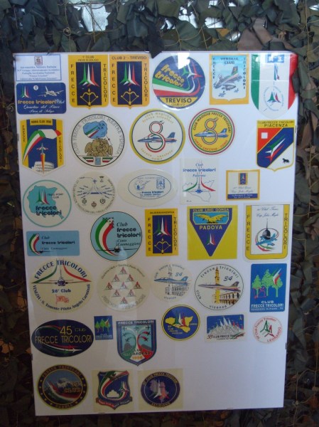 adesivo frecce tricolori club n.8 lurate caccivio como